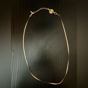 Twisted silver Goldie Necklace